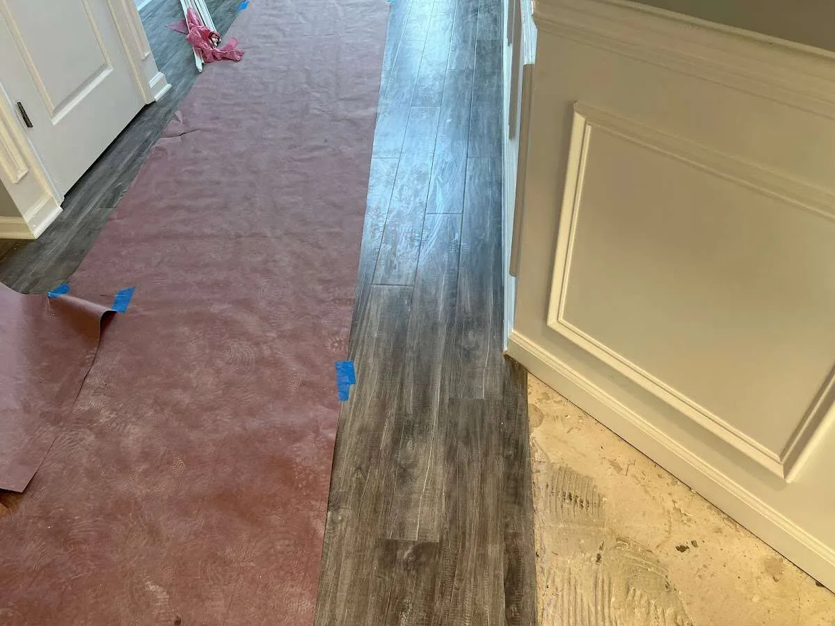 Completed marble shower restoration in Edgemere